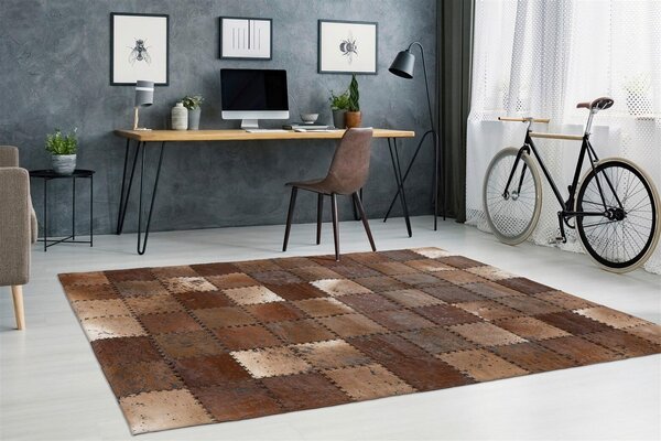 KOŽENÝ KOBEREC, 200/290 cm, hnedá Kayoom - Online Only bytové doplnky, Online Only