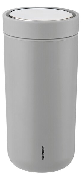 STELTON Termohrnček To Go Click, 0,4 l, Light Grey