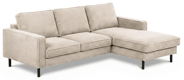 ROHOVÁ SEDAČKA, textil, svetlosivá Livetastic - Sedačky, Online Only