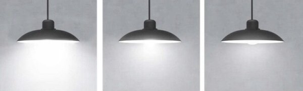 Izoxis Solárne závesné LED lampy s diaľkovým ovládaním, IP44, 2200mAh čierna