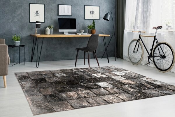 KOŽENÝ KOBEREC, 120/170 cm, čierna Kayoom - Online Only bytové doplnky, Online Only