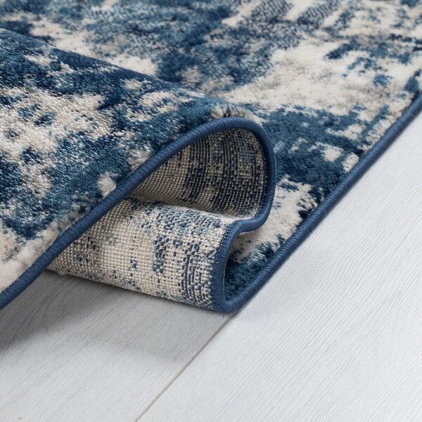 Modrý okrúhly koberec ø 160 cm Cocktail Wonderlust - Flair Rugs