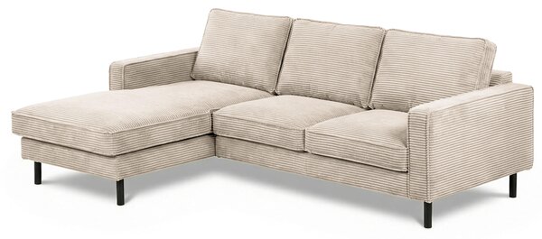 ROHOVÁ SEDAČKA, textil, svetlosivá Livetastic - Sedačky, Online Only