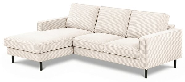 ROHOVÁ SEDAČKA, textil, krémová Livetastic - Sedačky, Online Only