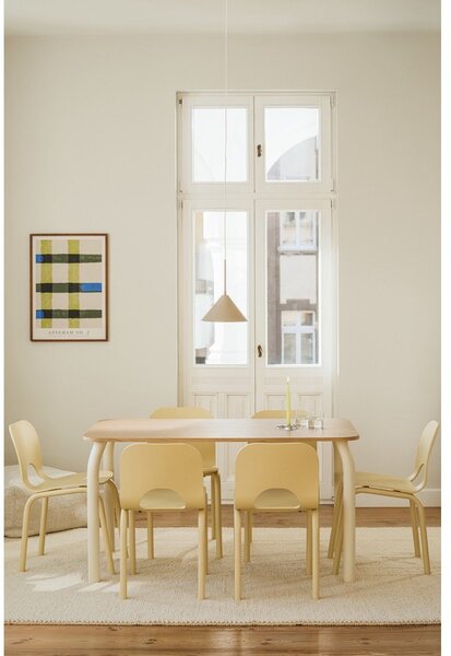 Jedálenský stôl s doskou v dubovom dekore 80x140 cm Meko – noo.ma