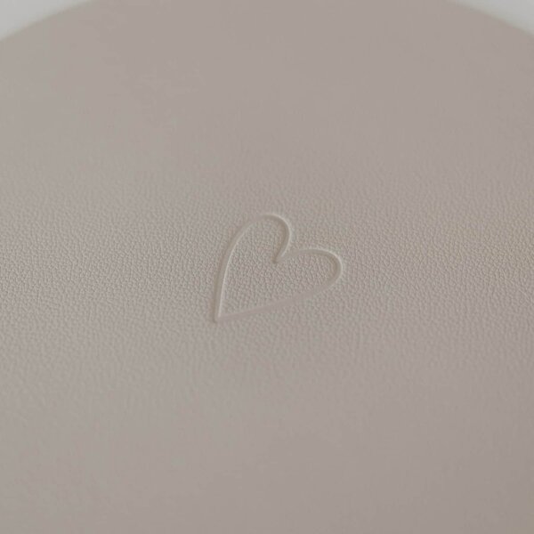 Obojstranné prestieranie Heart Creme Ø 35 cm