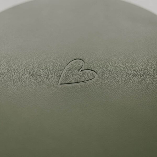 Obojstranné prestieranie Heart Green Ø 35 cm