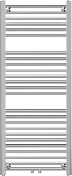 Mexen Mars, vykurovacie teleso 1200x500 mm, 417 W, chróm, W110-1200-500-00-01