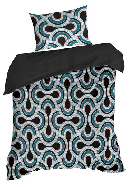 SATÉNOVÉ OBLIEČKY DIVA17 200X220 CM, 2KS 70X80 CM VZOROVANÉ