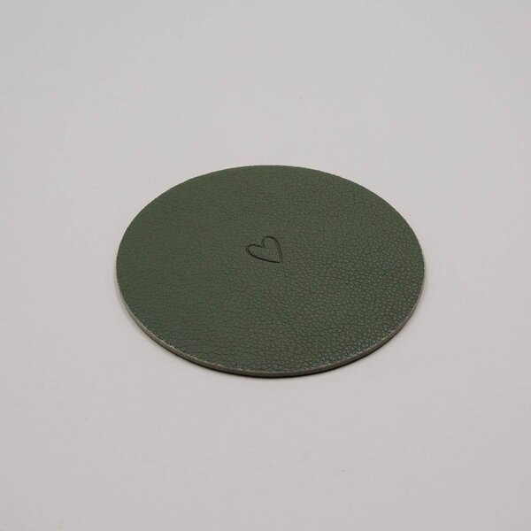 Obojstranná podložka Heart Green – sada 2 ks