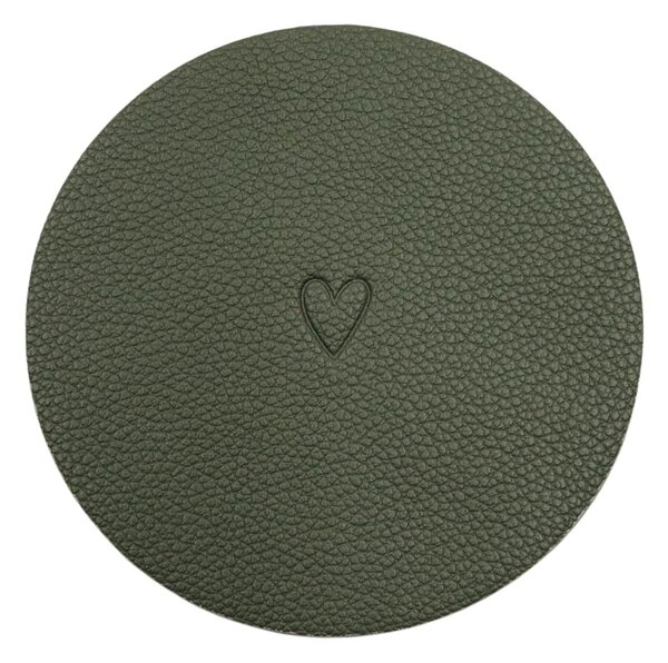 Obojstranná podložka Heart Green – sada 2 ks