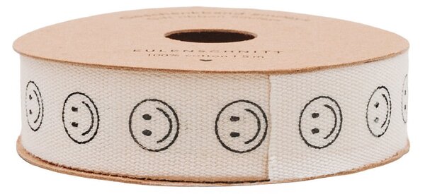 Bavlnená stuha Smile – 5 m