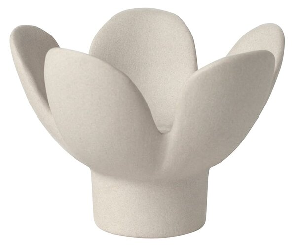 Kameninový svietnik Flower Beige