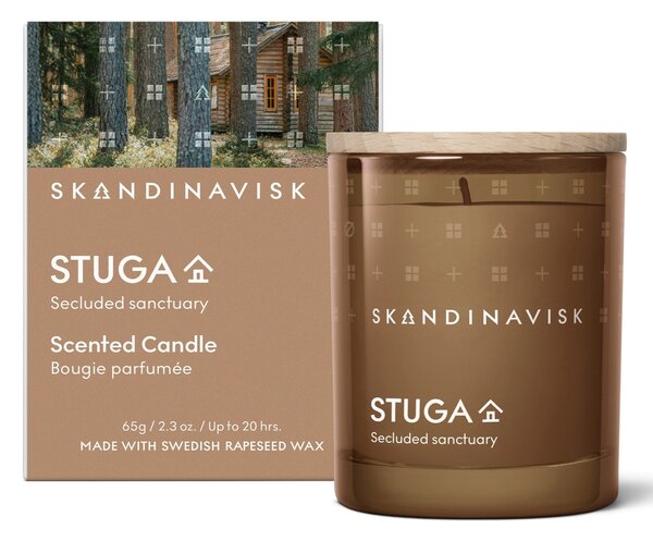 Vonná sviečka v skle STUGA (chata) 65 g