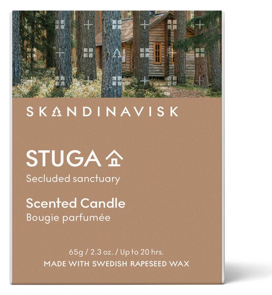 Vonná sviečka v skle STUGA (chata) 65 g