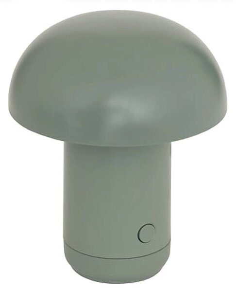 LED stolná lampa FUNGHI 11,2 cm, zelená