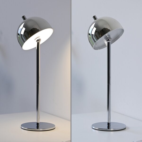Schöner Wohnen 19244-17 - LED stmievateľná stolová lampa BELLIS LED/2,5W/5V IP54 chróm