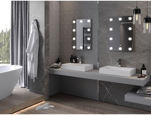 Mexen Dona kúpeľňové zrkadlo podsvietené 50 x 70 cm, LED 6000K, proti zahmlievaniu - 9818-050-070-611-00