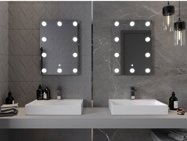 Mexen Dona kúpeľňové zrkadlo podsvietené 50 x 70 cm, LED 6000K, proti zahmlievaniu - 9818-050-070-611-00