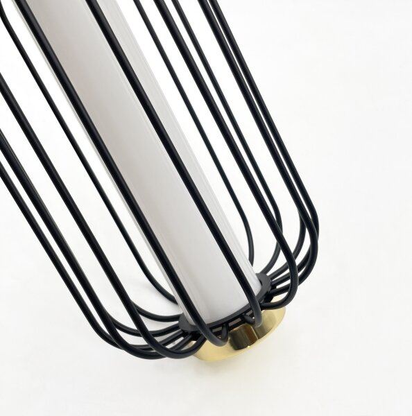 LED luster na lanku BONNIE LED/15W/230V 3000K čierna