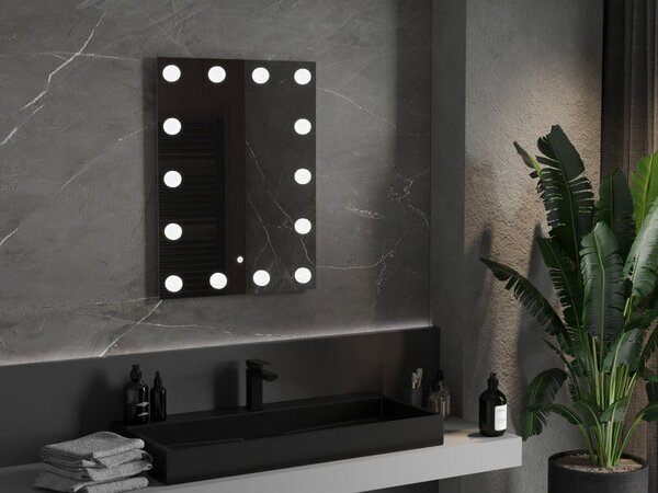 Mexen Dona podsvietené kúpeľňové zrkadlo 60 x 80 cm, LED 6000K, proti zahmlievaniu - 9818-060-080-611-00