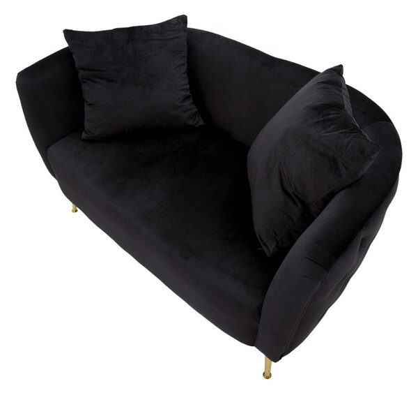 Dizajnová pohovka Pahkakino 127 cm čierna