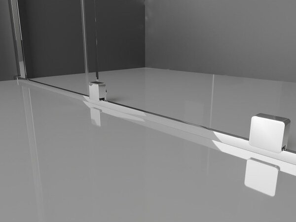 Mexen Velar sprchové dvere posuvné 90 cm, transparentné, chróm - 871-090-000-01-01