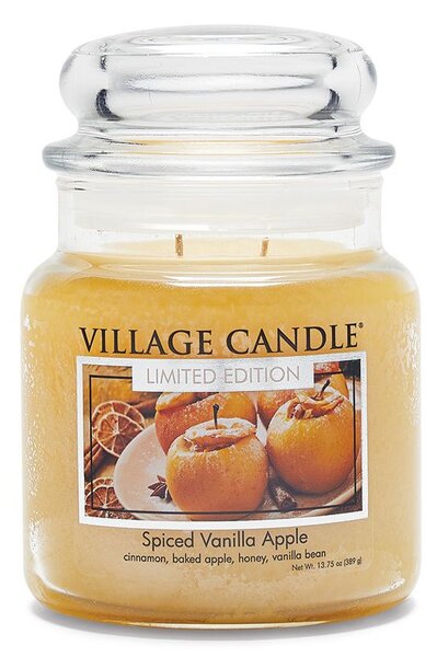 VILLAGE CANDLE - Pečené vanilkové jablko - Spiced Vanilla Apple 85-105