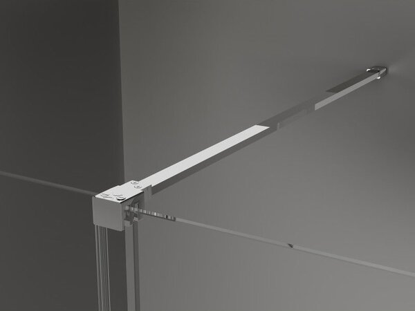 Mexen Velar sprchové dvere posuvné 90 cm, transparentné, chróm - 871-090-000-01-01