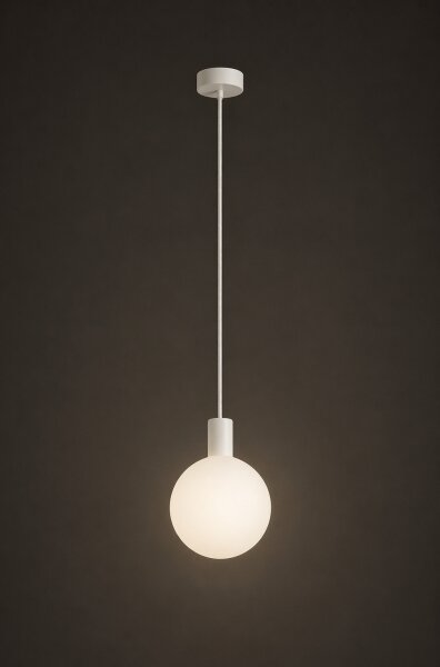 Argon 9004 - Vonkajší luster na lanku ORE 1xG9/6W/230V biela
