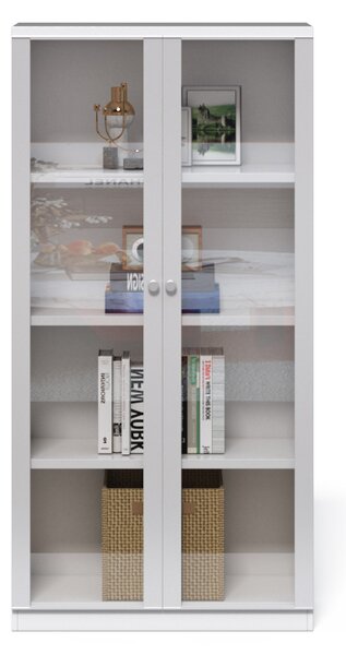 Kancelárska knižnica Houseland Prime Core 01 80 cm biela