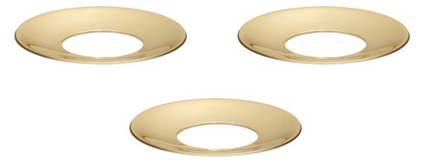 Ochranný krúžok na sviečku STOFF Nagel Solid Brass – set 3 ks