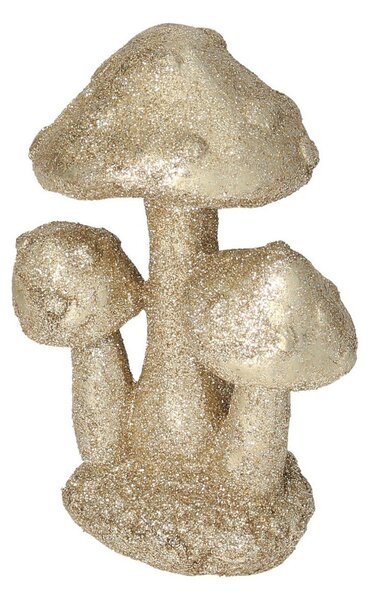 Dekorácia Golden Mushrooms 12cm