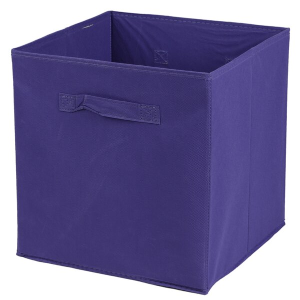DOCHTMANN Úložný box textilný, fialový 31x31x31cm