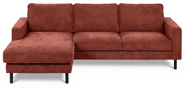 ROHOVÁ SEDAČKA, textil, červená Livetastic - Sedačky, Online Only