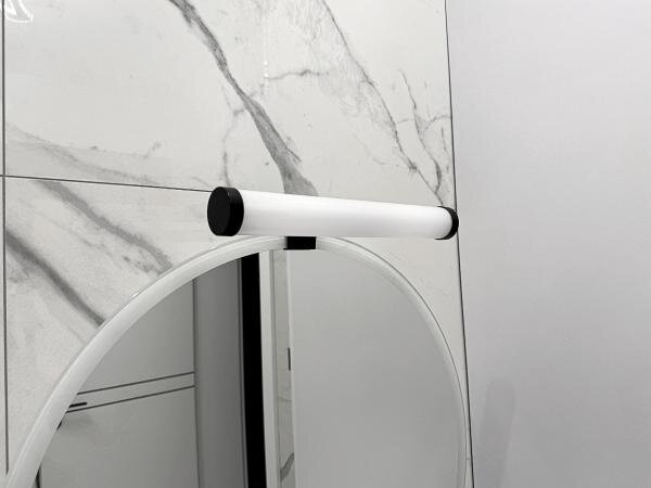 LED osvetlenie zrkadla do kúpeľne LED/8W/230V 30 cm IP44 čierne