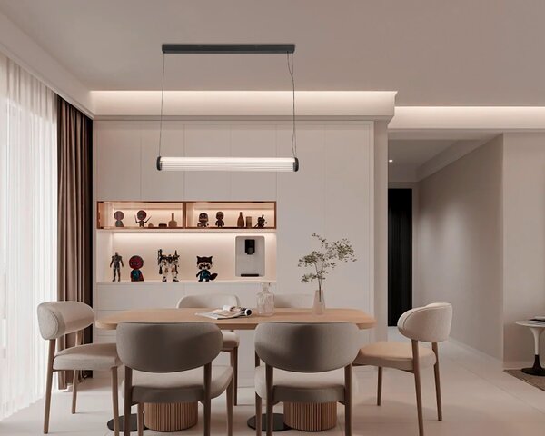 ZÁVESNÉ LED SVIETIDLO, 103/10/164 cm Dieter Knoll - Interiérové svietidlá