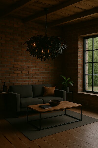 Trio R10464032 závesný luster Leavy 4x28W | E14