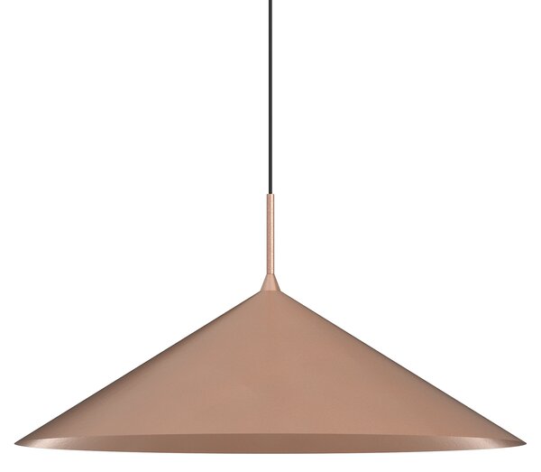 Závesné svietidlo Capital, 1x medené kovové tienidlo, (fi 60cm), b