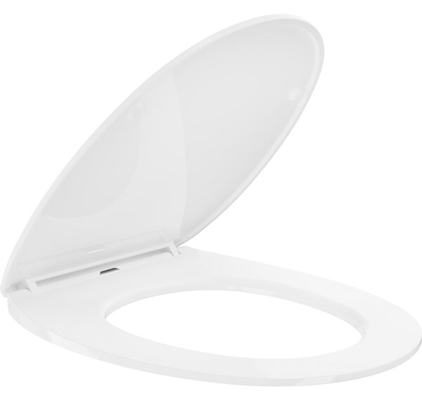 Mexen Egg doska pomaly zatvárajúca slim, duroplast, biela lesklá - 39243000
