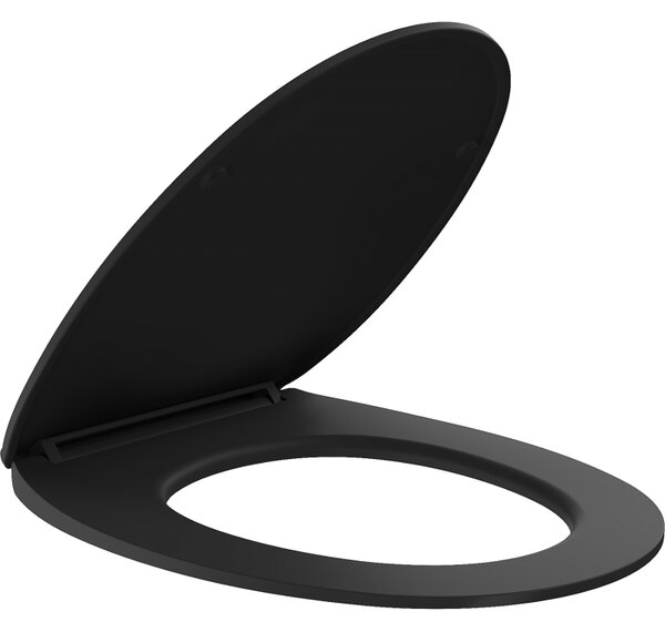 Mexen Egg doska pomaly sklopná slim, duroplast, čierna matná - 39243085