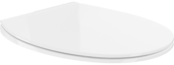 Mexen Egg doska pomaly zatvárajúca slim, duroplast, biela lesklá - 39243000