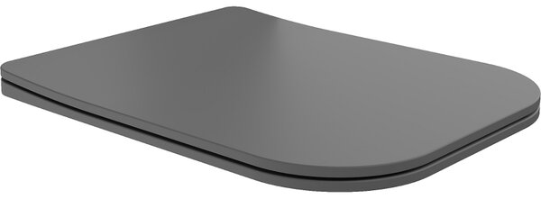 Mexen Teo doska pomaly zatvárajúca slim, duroplast, šedá tmavá mat - 39840071