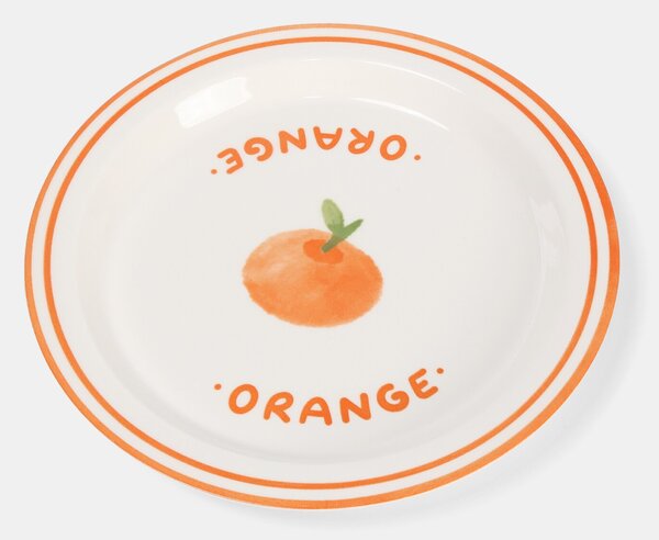 Sinsay - Keramická misa s potlačou - oranžová