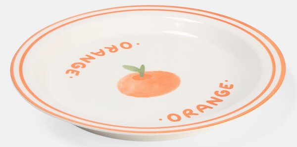 Sinsay - Keramická misa s potlačou - oranžová