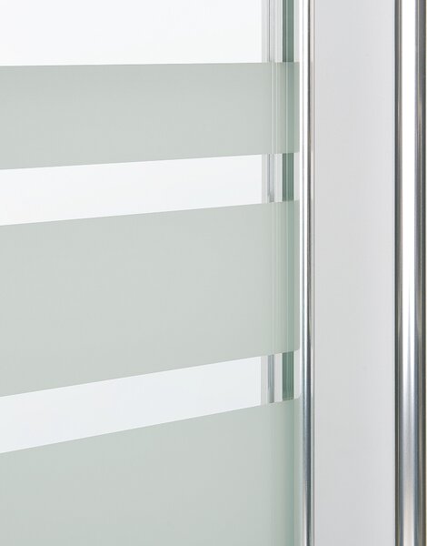 Sprchová zástena na vaňu s dvierkami transparentné tvrdené matné sklo hliník nehrdzavejúca oceľ 140 x 120 cm minimalistický dizajn