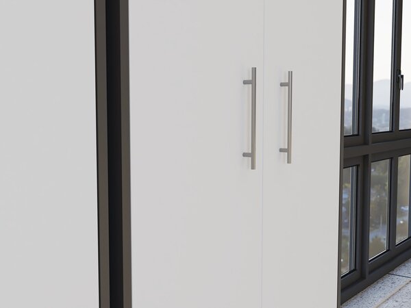TP Living Kancelársky regál OLIV 2D antracit/biela