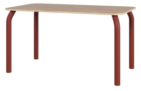 Jedálenský stôl s doskou v dubovom dekore 80x140 cm Meko – noo.ma