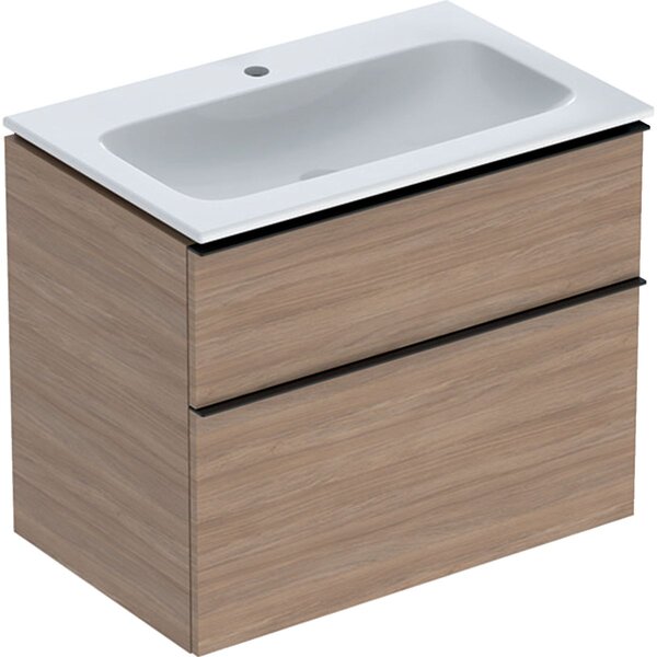 Geberit iCon umývadlo so skrinkou 75 cm dąb 502.336.JH.1