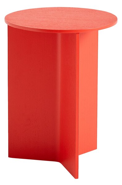 HAY Stolík Sliat Table Wood, High Candy Red